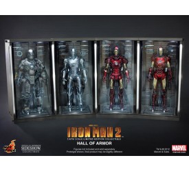 Iron Man 2 Diorama 1/6 Hall of Armor 4 pieces set 34 cm